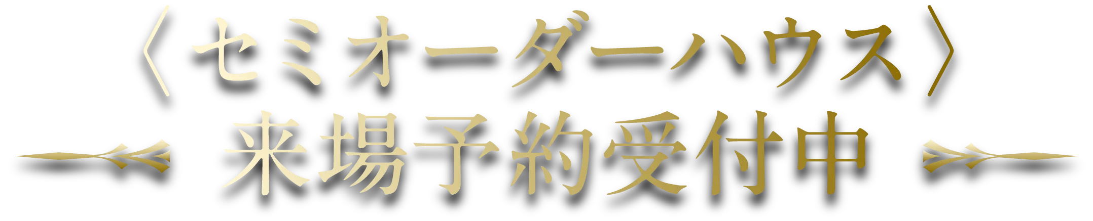 セミオーダーハウス　来場予約受付中