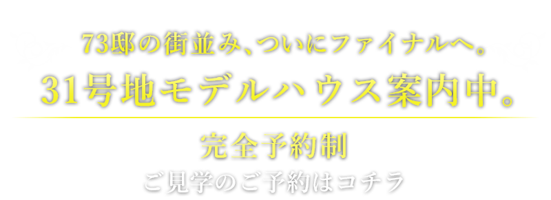 ついにファイナルへ。31号地モデルハウス案内中