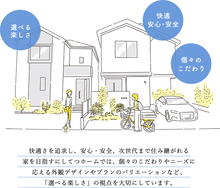 「選べる楽しさ」の視点を大切にしています。