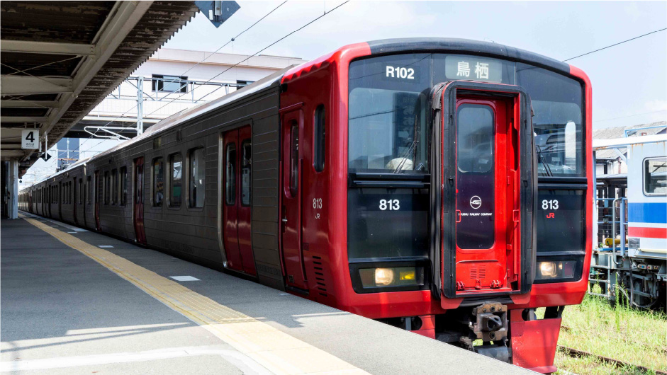 古賀駅はJR快速停車駅で博多駅まで快適通勤