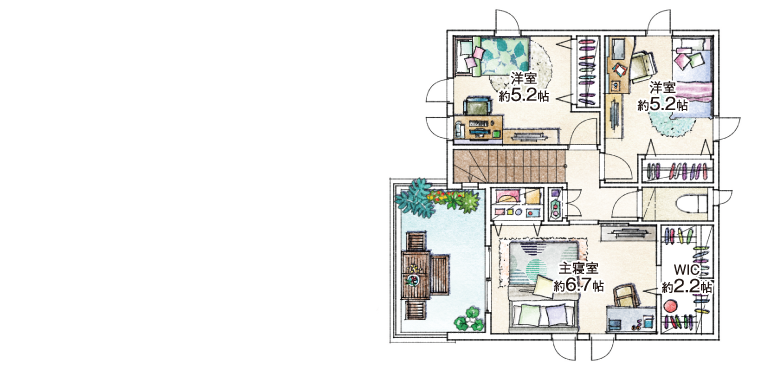 2F間取り図