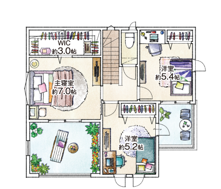 2F間取り図