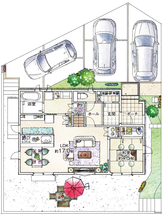 1F間取り図