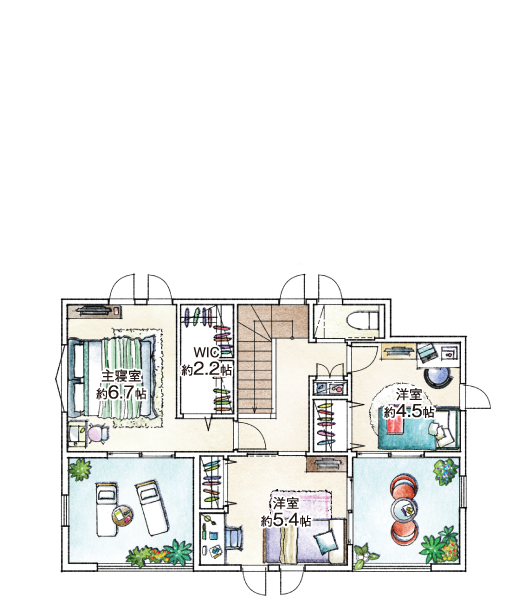 2F間取り図