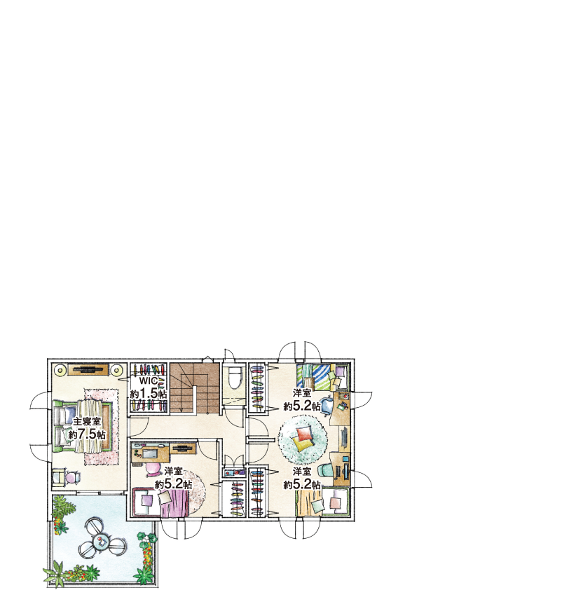 2F間取り図