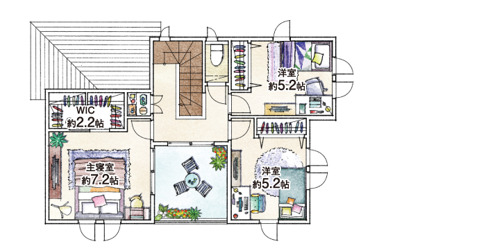 2F間取り図