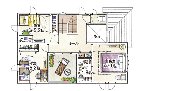 2F間取り図