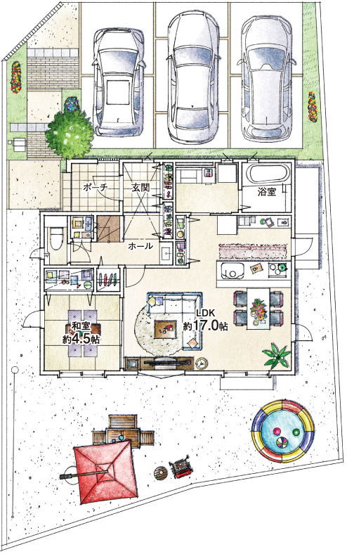 1F間取り図