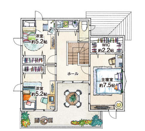 2F間取り図