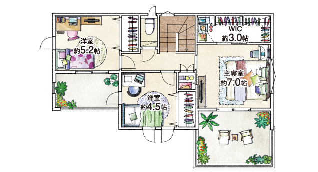 2F間取り図