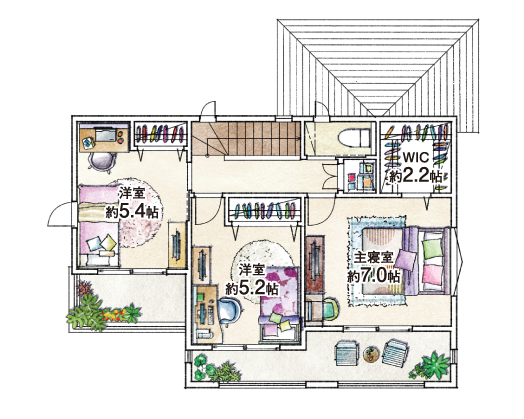 2F間取り図