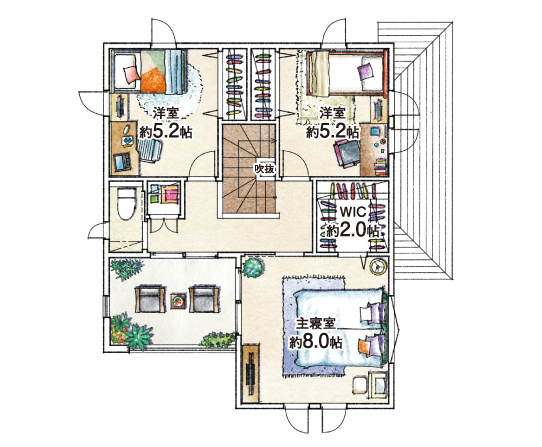 2F間取り図