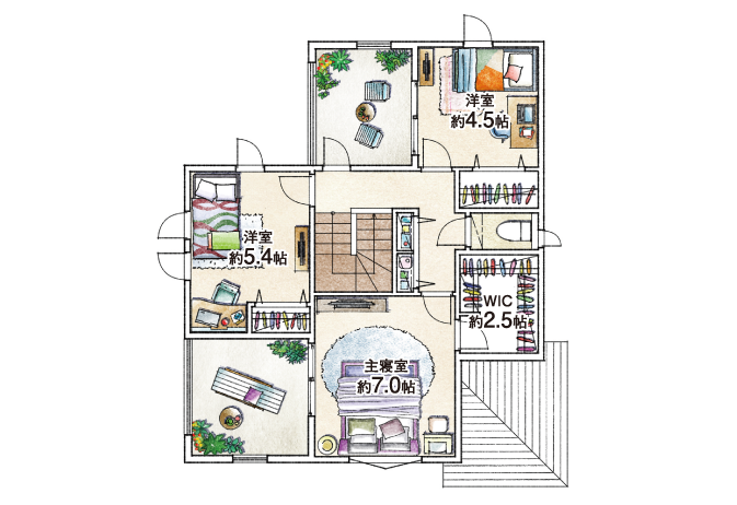 2F間取り図