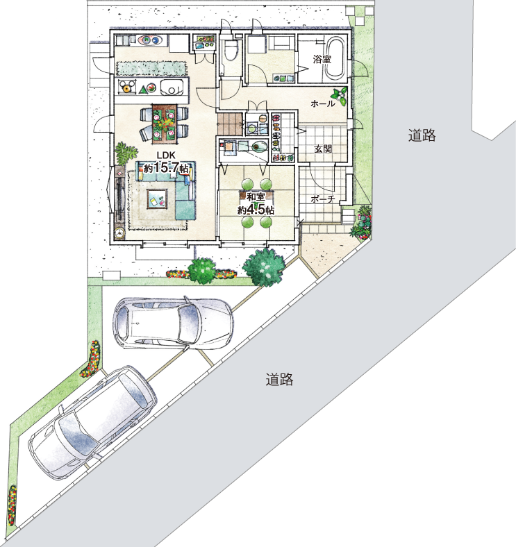 1F間取り図