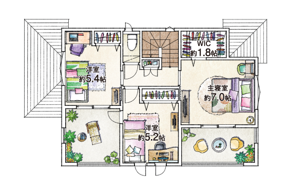 2F間取り図