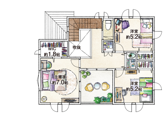 2F間取り図