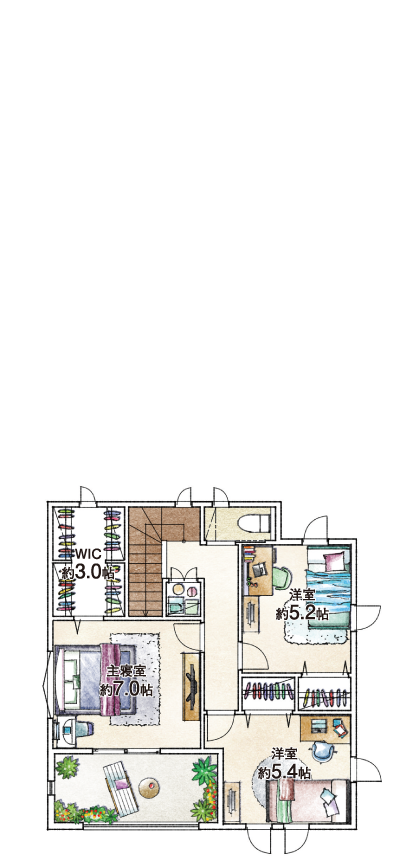 2F間取り図