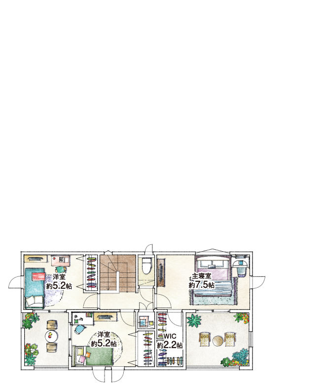 2F間取り図