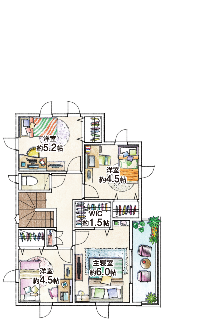 2F間取り図