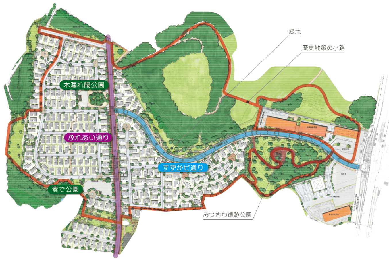 大型開発区画図