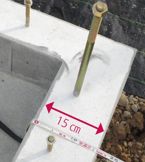 床下全面に厚さ15㎝以上の鉄筋コンクリート