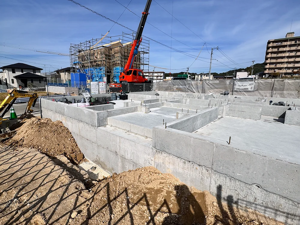 基礎工事の様子