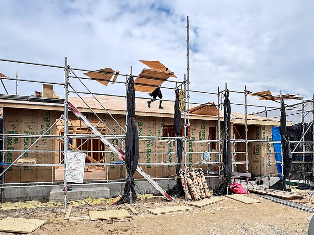 輪郭がはっきりと見えてきた住まい全体