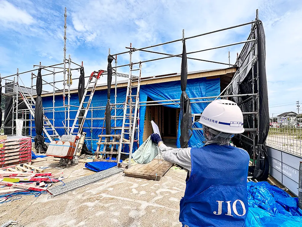 JIO構造躯体検査・屋根工事②