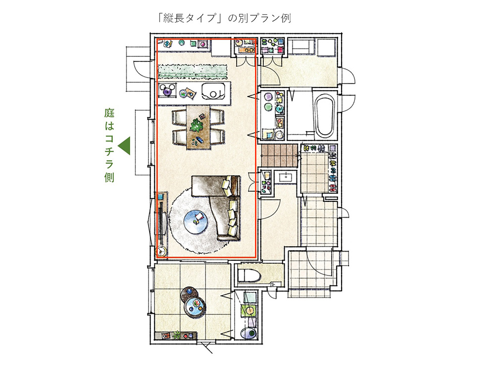 「縦長タイプ」の別プラン