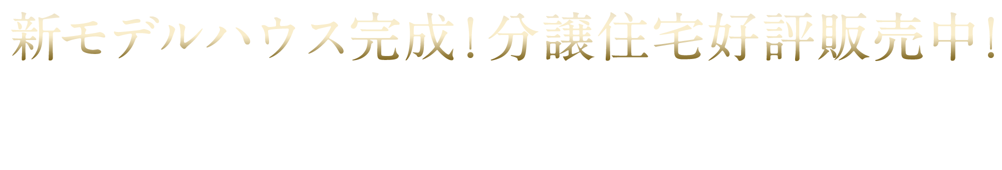 新モデルハウス完成！分譲住宅好評販売中！