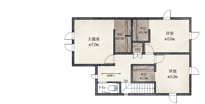 2F間取り図
