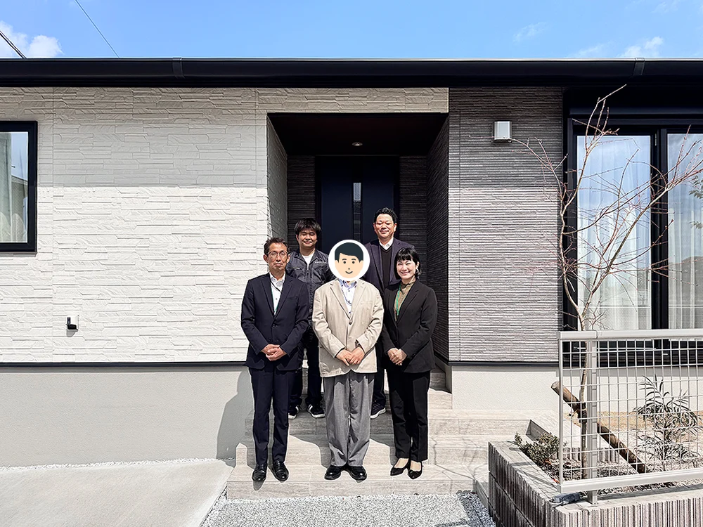 お施主様との記念撮影
