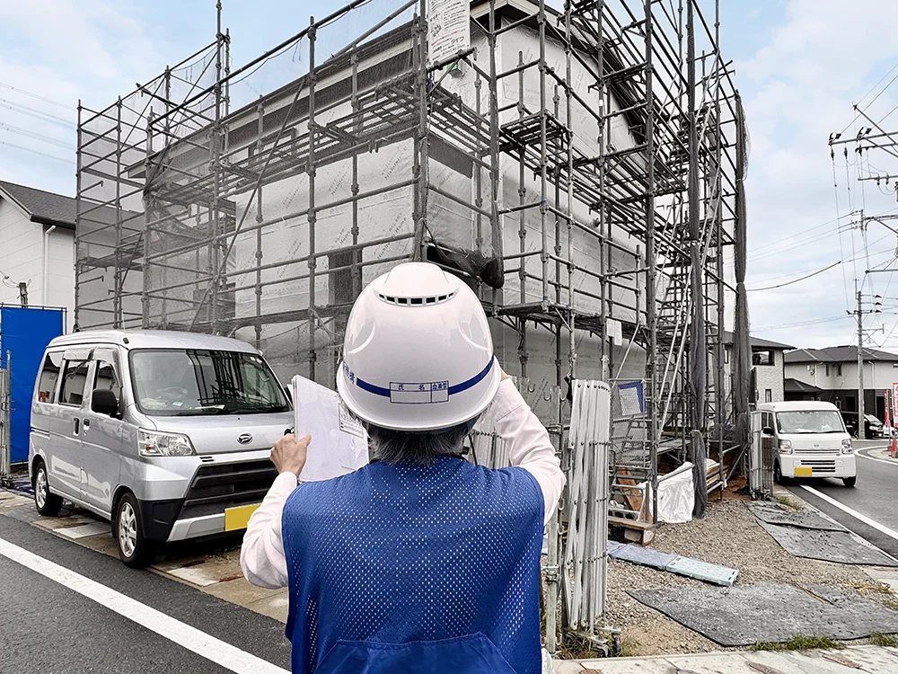 大野城市「好きを集めた ホテルライクの家」建築現場