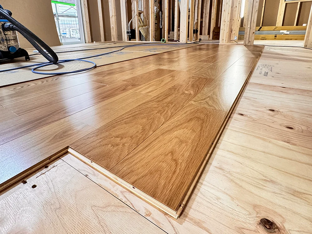フローリングの仕上がり