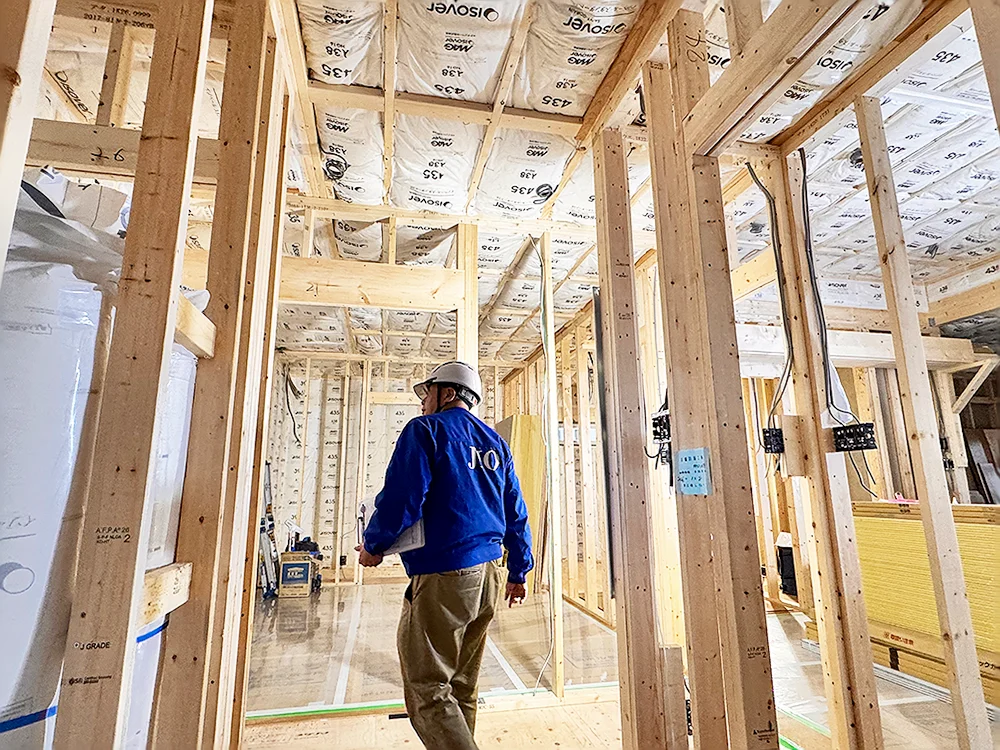 断熱材の充填状況の確認