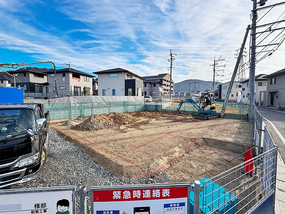 着工・掘削工事の様子