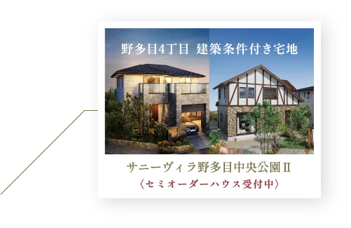サニーヴィラ野多目中央公園Ⅱ  〈セミオーダーハウス受付中〉